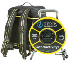 Máy đo và ghi nhiệt độ, độ dẫn điện và mức nước ngầm Heron conductivity plus